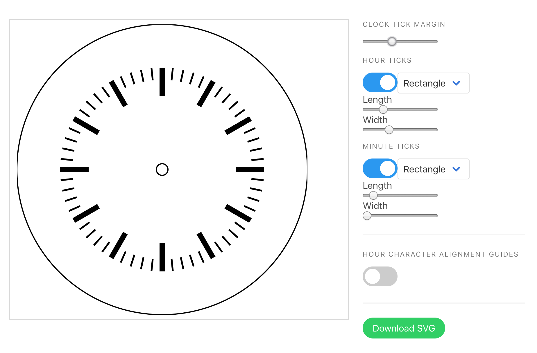 Clock Tick Generator tool